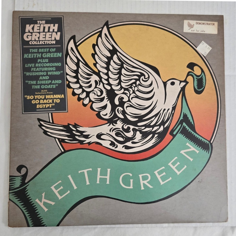 Keith Green The Collection Vinyl LP 1981 Sparrow SPR 1055 Promo Demonstrator